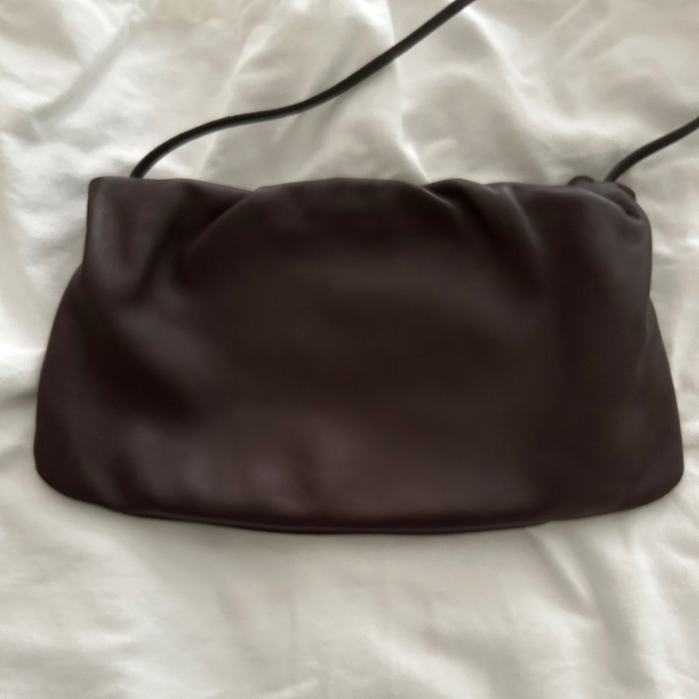 The Row  XL Bourse Bag in Dark Khaki - Picture 2 of 9